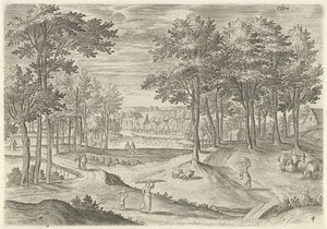 Veduta di Elsene da Hans Collaert (I)