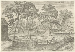 Vista sulla stalla da Hans Collaert (I)