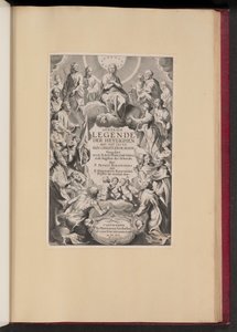 Pagina del titolo per Pedro de Ribadineira e Heribert Rosweyde, Generale Legende der Heylighen