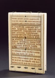 Meridiana a bussola da tavoletta, Norimberga, 1574