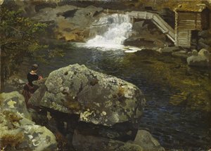 Vicino allo stagno del mulino