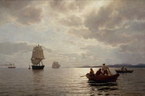 Dal fiordo di Oslo da Hans Gude