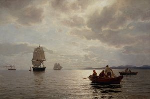 Dal fiordo di Oslo da Hans Gude