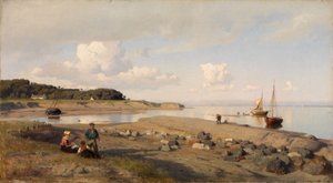 Paesaggio costiero scozzese da Hans Gude