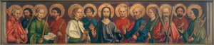 Cristo e i dodici apostoli da Hans Haider