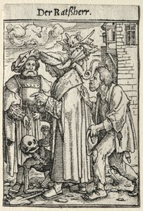 Danza della Morte: Il Consigliere da Hans Holbein