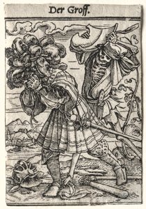 Danza della morte: il conte, c. 1526 da Hans Holbein