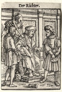 Danza della morte: Il giudice da Hans Holbein