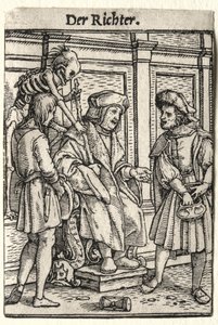 Danza della morte: Il giudice da Hans Holbein