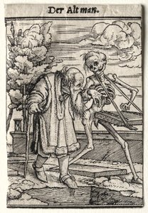 Danza della Morte: Il Vecchio da Hans Holbein