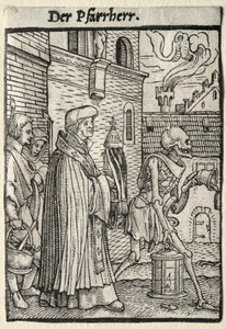 Danza della Morte: Il Pastore da Hans Holbein