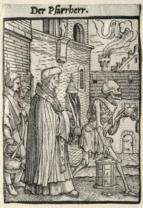 Danza della Morte: Il Pastore da Hans Holbein
