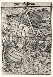 Danza della morte: Il marinaio, c. 1526 da Hans Holbein