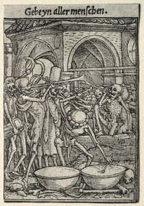 Danza della Morte: I trombettieri della Morte da Hans Holbein