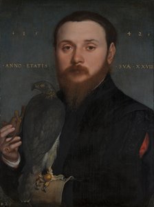 Ritratto di un falconiere da Hans Holbein