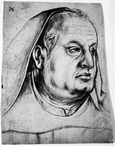 Ritratto di Hans Griesherr, monaco dei Santi Ulrico e Afra ad Augusta