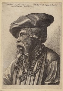 Uomo Barbuto con Collana a Catena da Hans Holbein der Jüngere