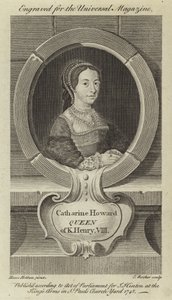 Caterina Howard, Regina di Re Enrico VIII da Hans Holbein der Jüngere