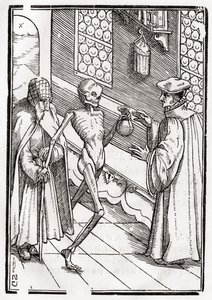 La morte arriva dal dottore, inciso da Georg Scharffenberg, da 