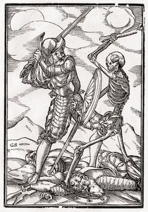 La morte arriva al soldato, inciso da Georg Scharffenberg, da 