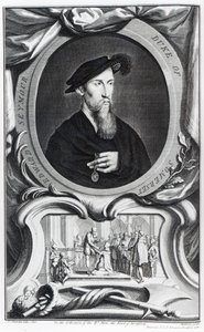 Edward Seymour, 1° Duca di Somerset inciso da Jacobus Houbraken, 1738