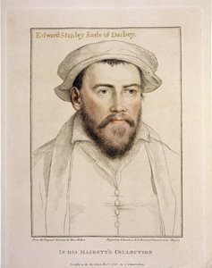 Edward Stanley Conte di Derby (1508-1572) inciso da Francesco Bartolozzi (1727-1815) 1793 da Hans Holbein der Jüngere