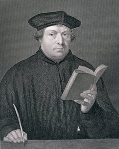 Martin Lutero (1483-1546), inciso da W. Holl, da 