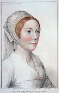 Ritratto di Catherine Howard (1520-42) inciso da Francesco Bartolozzi (1727-1815) 1796 da Hans Holbein der Jüngere