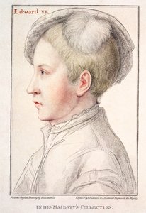 Ritratto di Edoardo VI (1537-53) inciso da Francesco Bartolozzi (1727-1815) 1796 da Hans Holbein der Jüngere