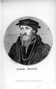 Ritratto di Sir Anthony Denny (1501-49) nel 1541, inciso da W. Richardson