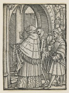 Il Canonico da Danza della Morte (Lione), 1538 da Hans Holbein der Jüngere
