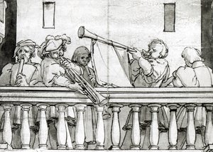 Musicisti di Enrico VIII da Hans Holbein the Elder
