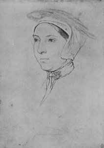 Una signora: sconosciuta, c1532-1543 da Hans Holbein der Jüngere