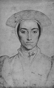 Una signora: sconosciuta, c1532-1543 da Hans Holbein der Jüngere