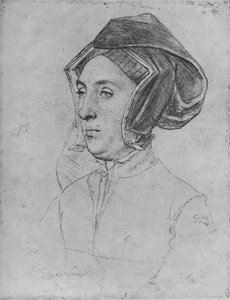 Una signora: sconosciuta, c1532-1543 1945 da Hans Holbein der Jüngere