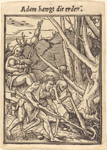 Adam bawgt die erden da Hans Holbein der Jüngere