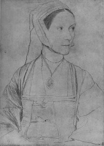 Cecily Heron, 1526-1527, 1945 da Hans Holbein der Jüngere