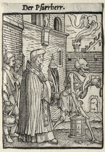 Danza della Morte: Il Pastore da Hans Holbein the Younger