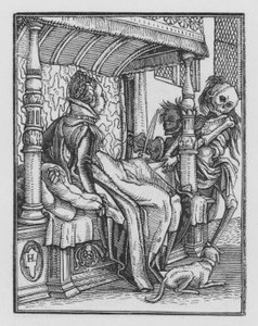 La danza della morte di Holbein: La duchessa da Hans Holbein der Jüngere