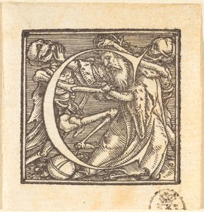 Lettera C da Hans Holbein der Jüngere