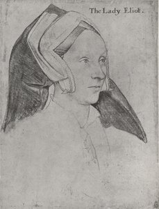 Margaret, Lady Elyot, c1532-1534 da Hans Holbein der Jüngere