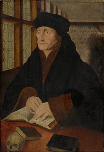 Ritratto di Erasmo da Rotterdam nello studio