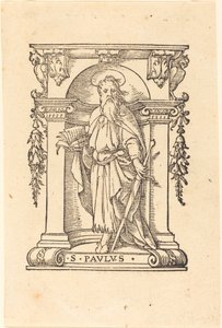 San Paolo con Libro e Spada da Hans Holbein der Jüngere