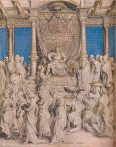 Salomone e la regina di Saba, c1534 da Hans Holbein der Jüngere