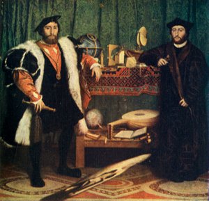 Gli Ambasciatori, 1533 da Hans Holbein der Jüngere