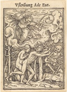 Espulsione di Adamo ed Eva da Hans Holbein der Jüngere