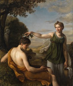 Chloe, di Oeri, Hans Jakob (1782-1868). Olio su tela da Hans Jakob Oeri