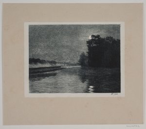 Paesaggio. Chiaro di luna da Hans Julius Fæster
