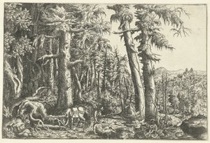 Paesaggio con il buon samaritano