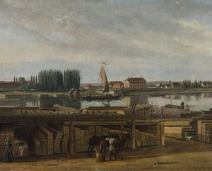 Dalla zona di Dresda, c.1829-30 da Hans Leganger Reusch